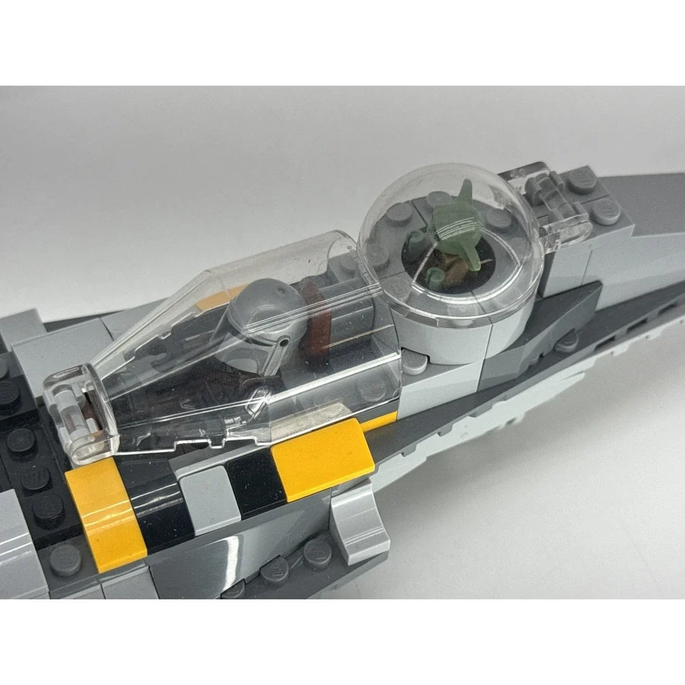 LEGO Star Wars Baby Yoda Starfighter Building Set Gray Plastic Spacecraft Kids